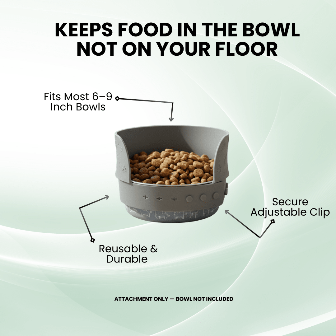 MessMate™ – Mess - Free Silicone Bowl Attachment (Bowl Not Included) - MessMate